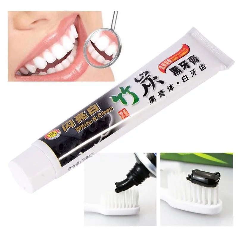 Ancient Chinese Teeth Whitening Bamboo Charcoal Toothpaste