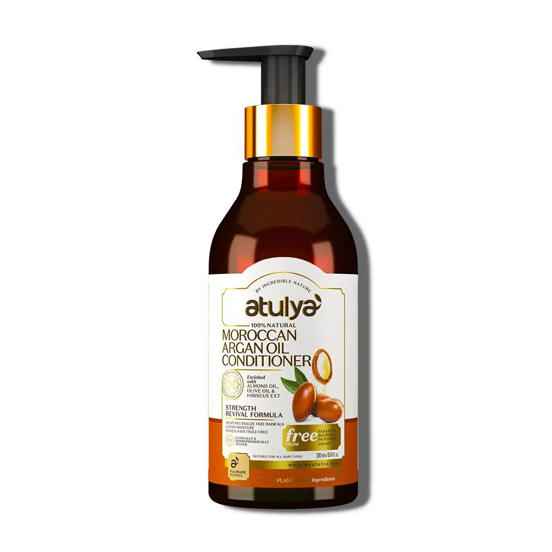 atulya Moroccan Argan Oil Hair Conditioner - 300ml (Add 4 Products in the Cart & Get 2 Free Product Use Code: B2G2)
