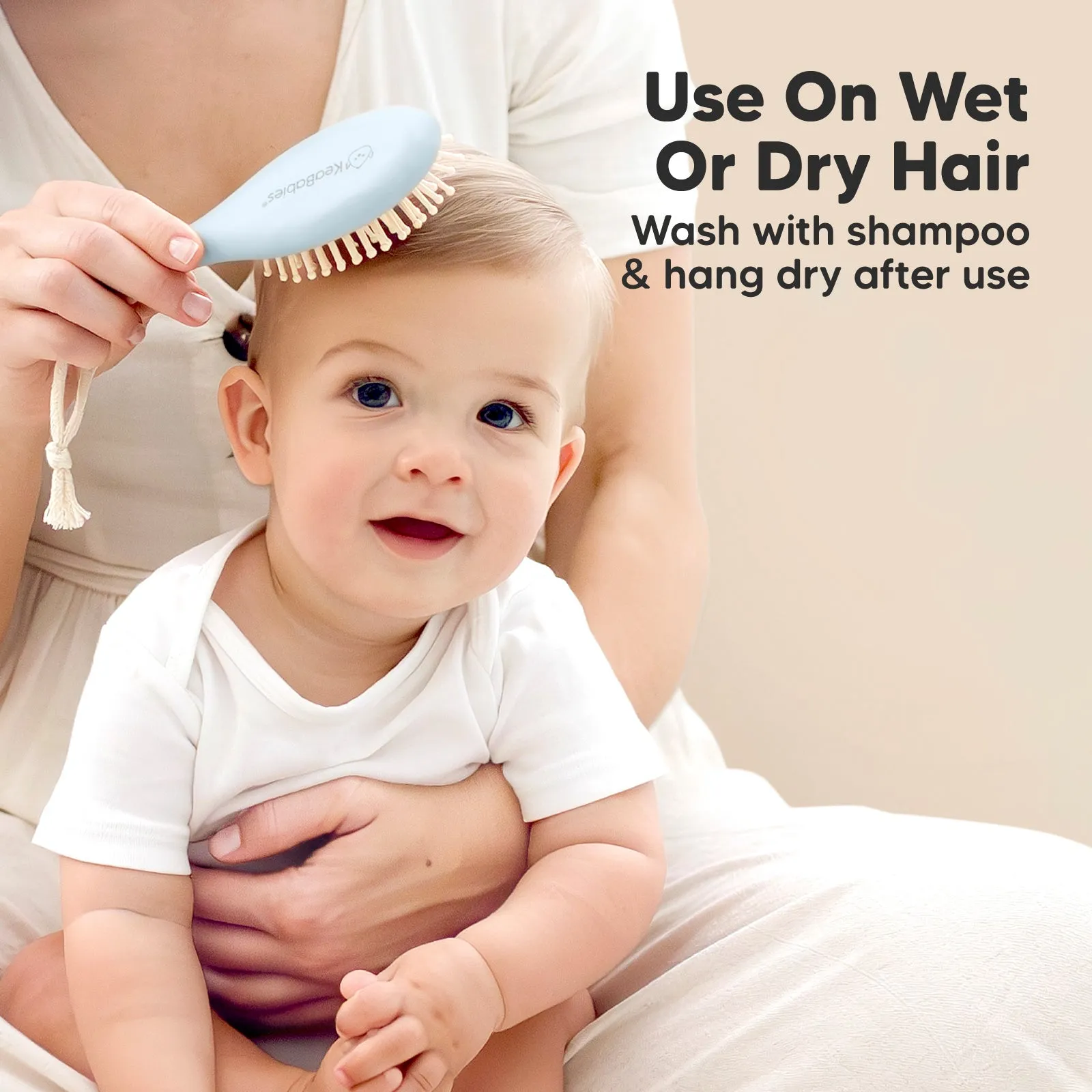 Baby Hair Brush and Comb Set (Frost)