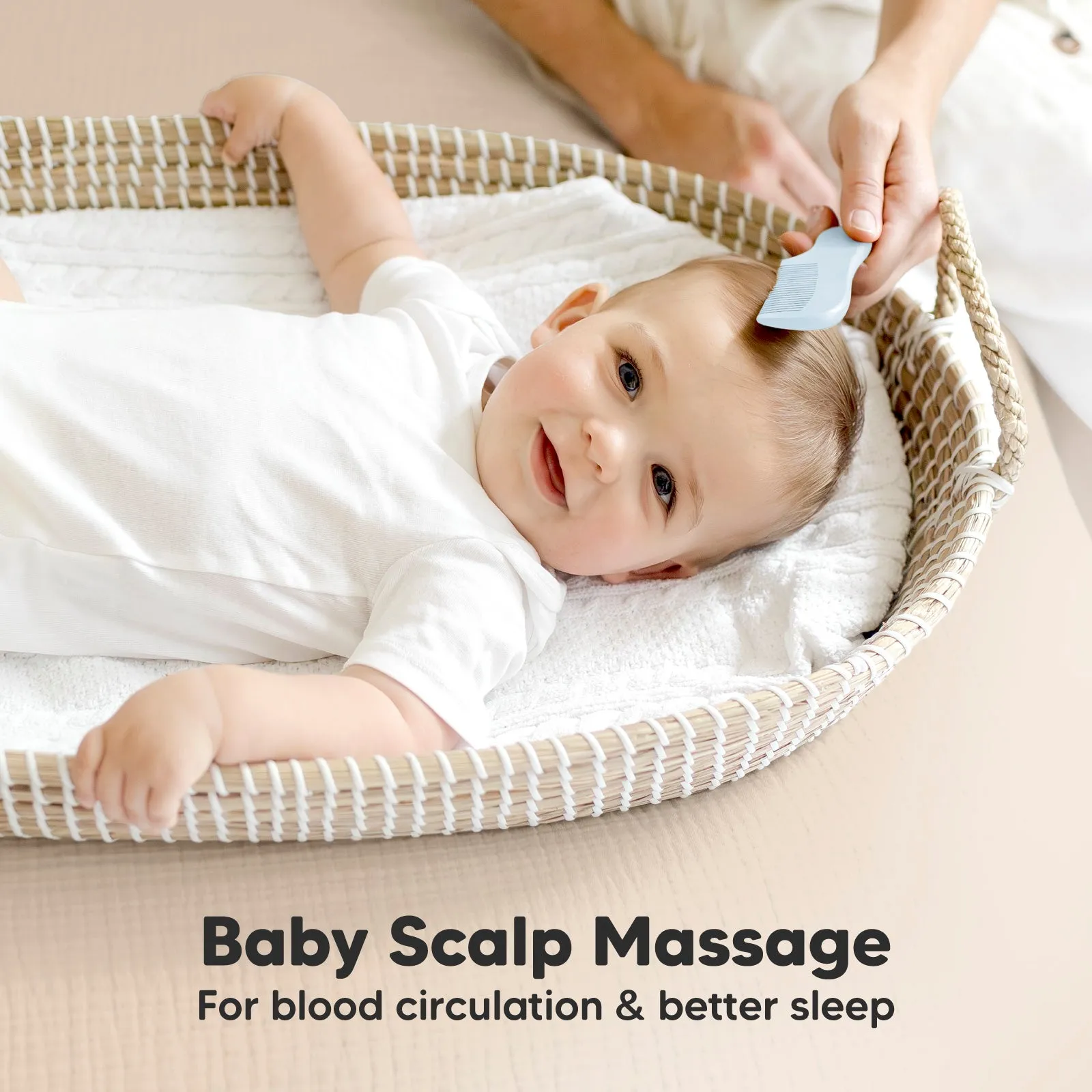 Baby Hair Brush and Comb Set (Frost)