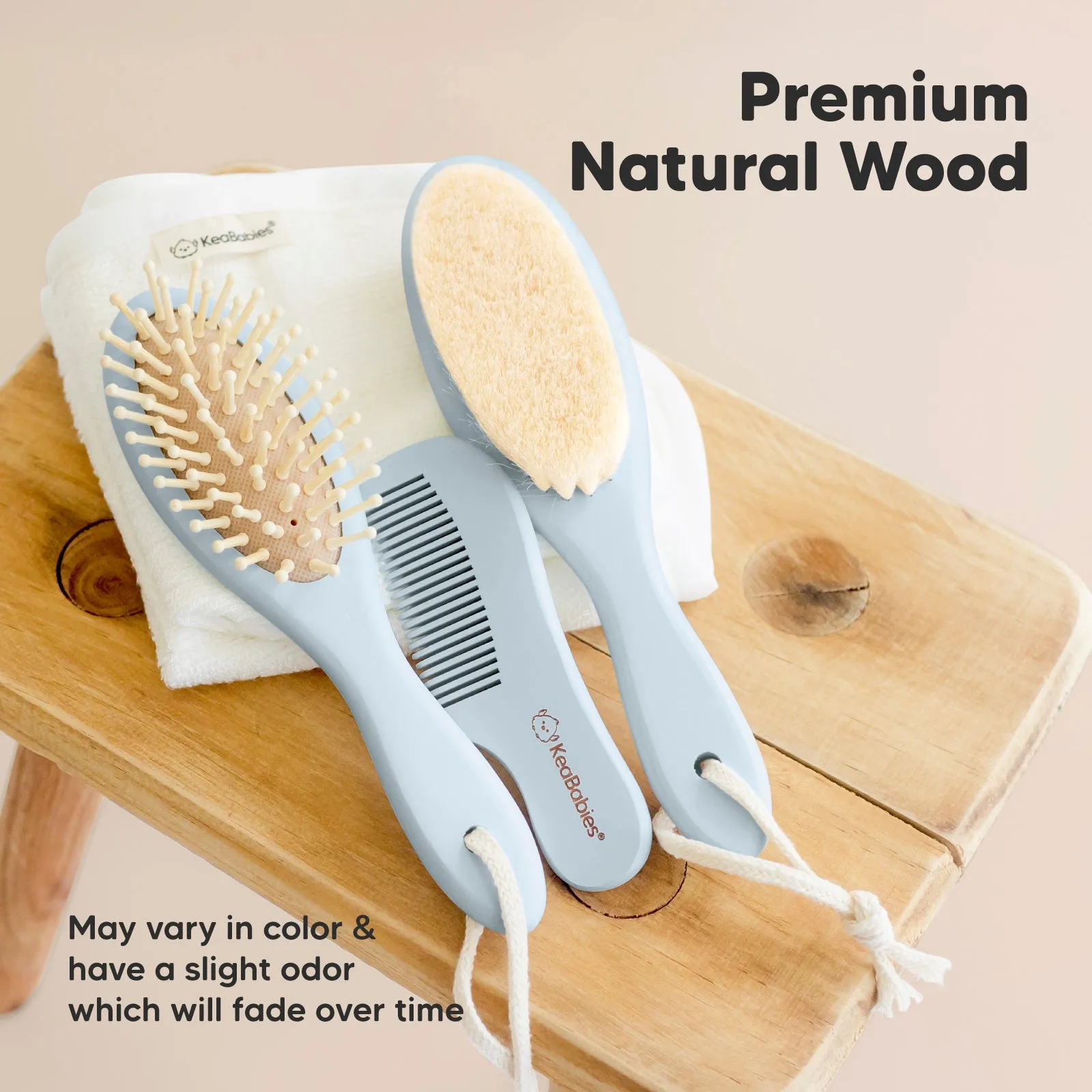Baby Hair Brush and Comb Set (Frost)