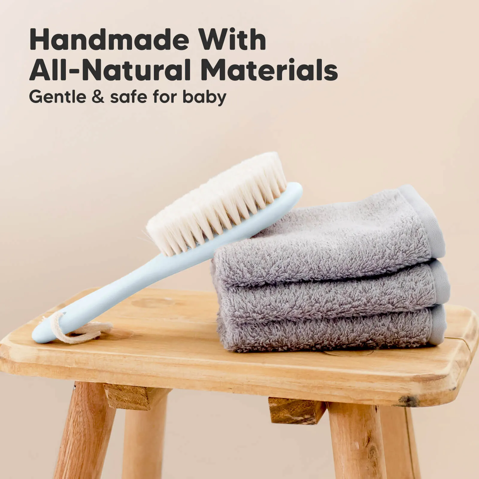 Baby Hair Brush (Frost, Oval)