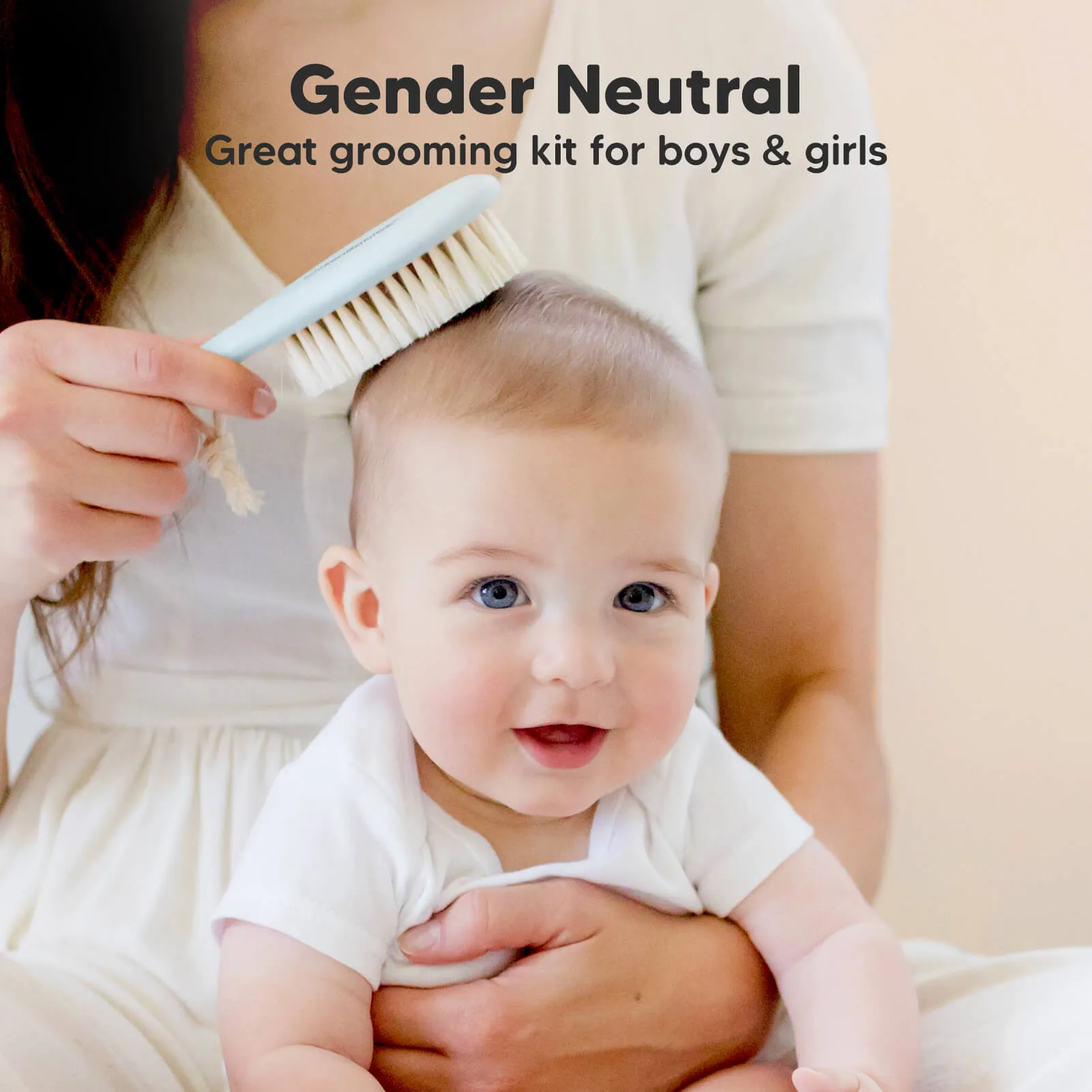 Baby Hair Brush (Frost, Oval)