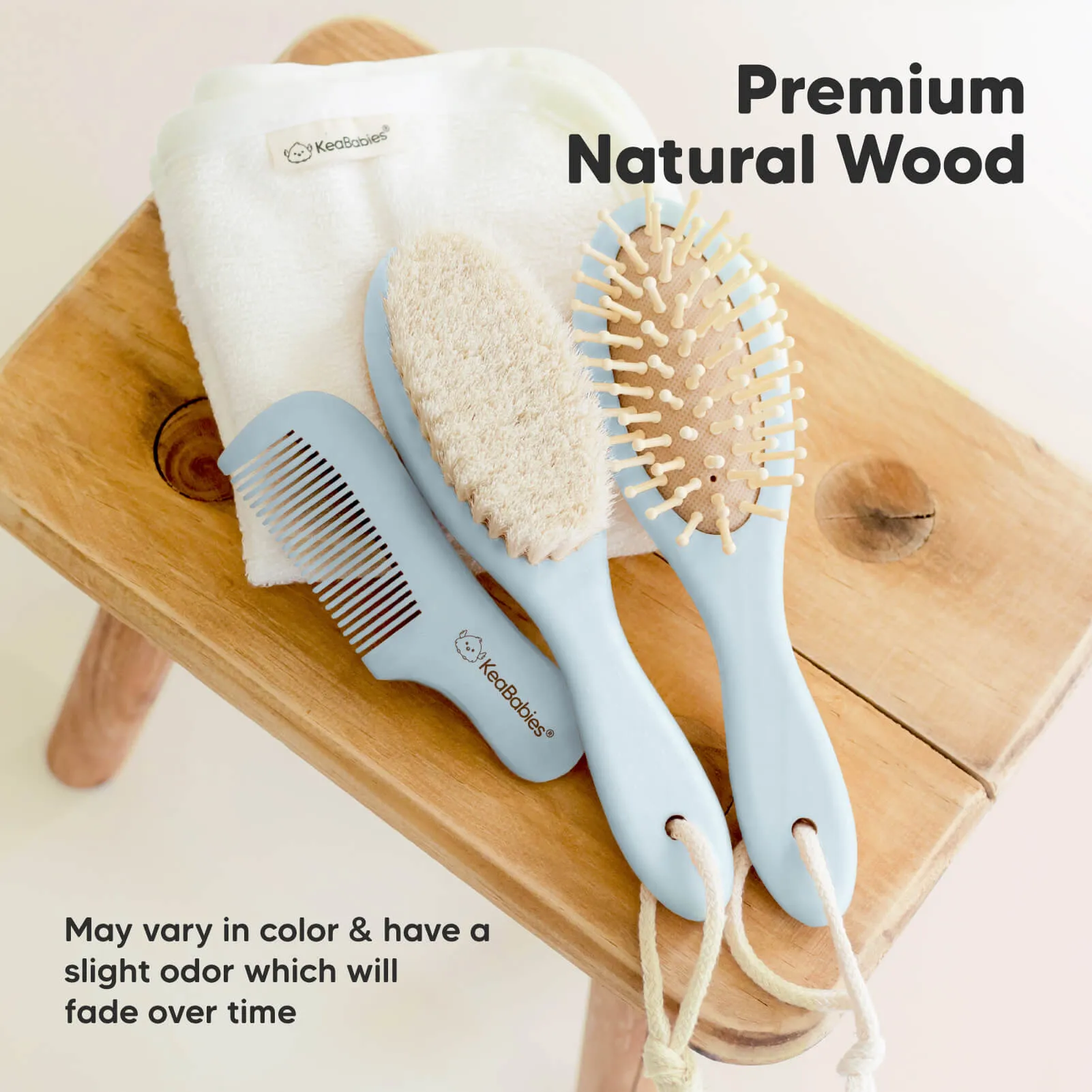 Baby Hair Brush (Frost, Oval)