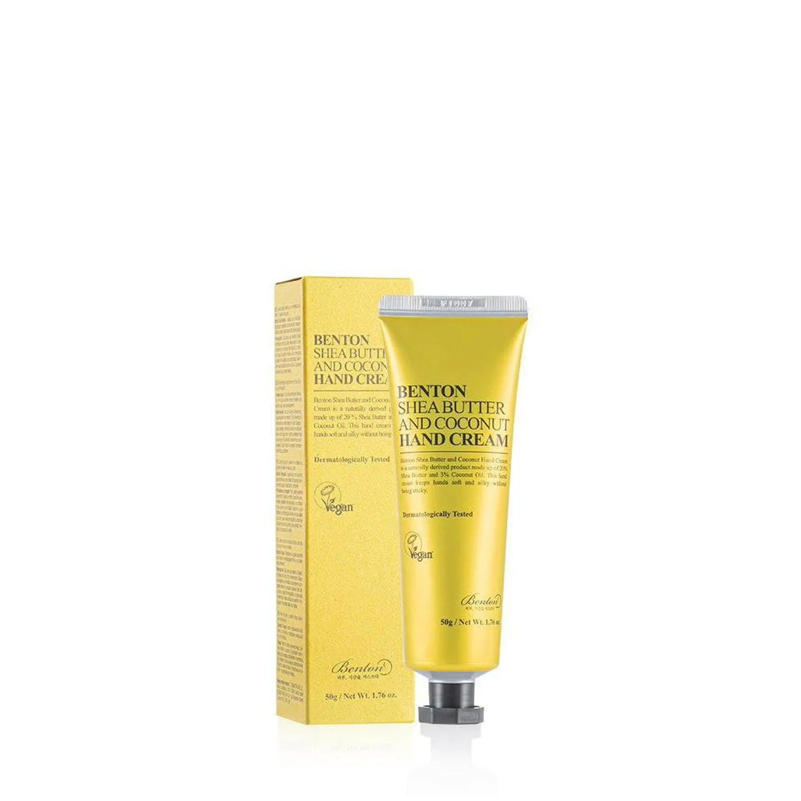 BENTON Shea Butter and Coconut Hand Cream 50g
