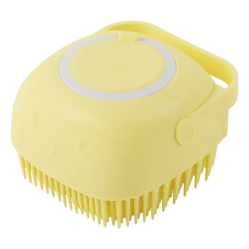 Doggie Bath Silicone Massage Gloves Brush