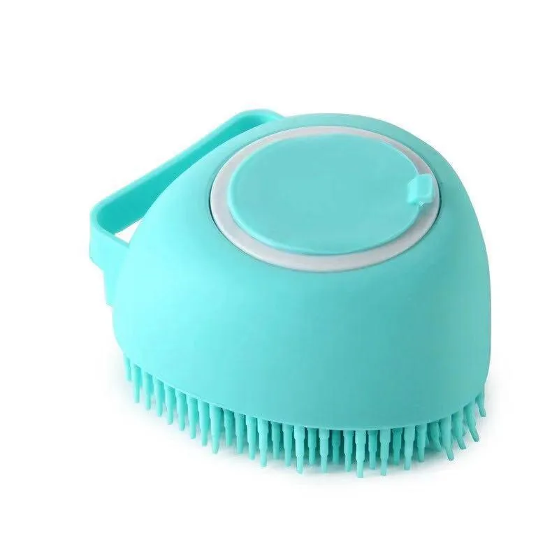 Doggie Bath Silicone Massage Gloves Brush