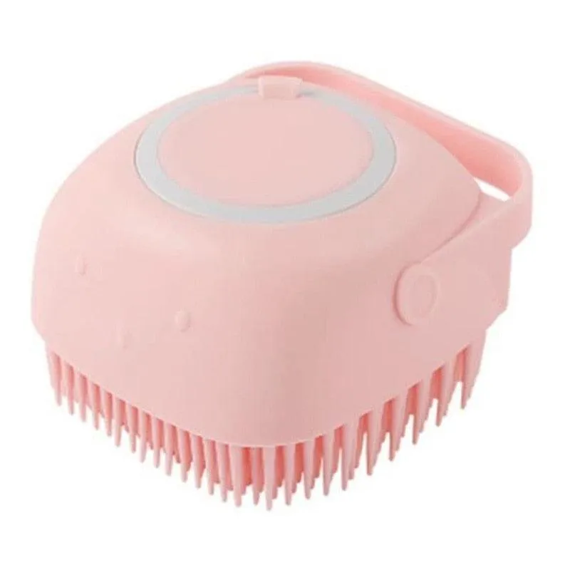 Doggie Bath Silicone Massage Gloves Brush