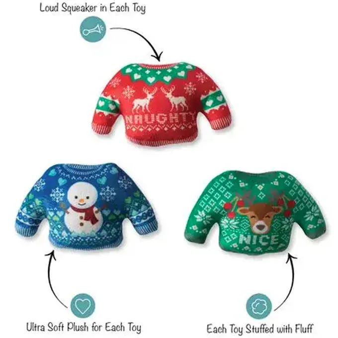 Fringe Dog Toy Holiday The Snuggle is Real