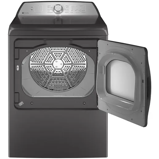 GE Profile PTD60EBMRDG 7.4 Cu Ft Electric Dryer Diamond Grey