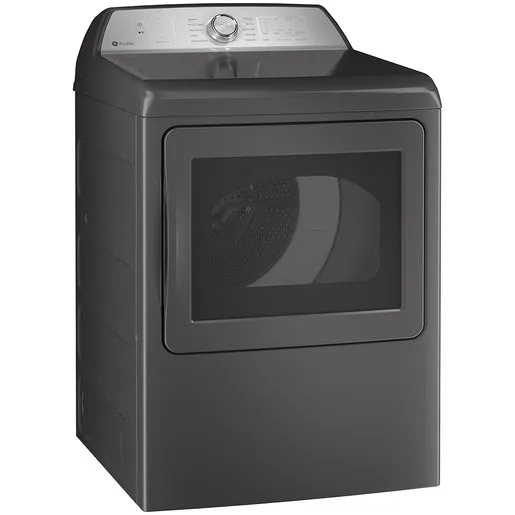 GE Profile PTD60EBMRDG 7.4 Cu Ft Electric Dryer Diamond Grey