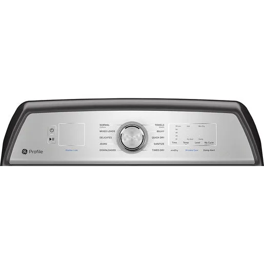 GE Profile PTD60EBMRDG 7.4 Cu Ft Electric Dryer Diamond Grey