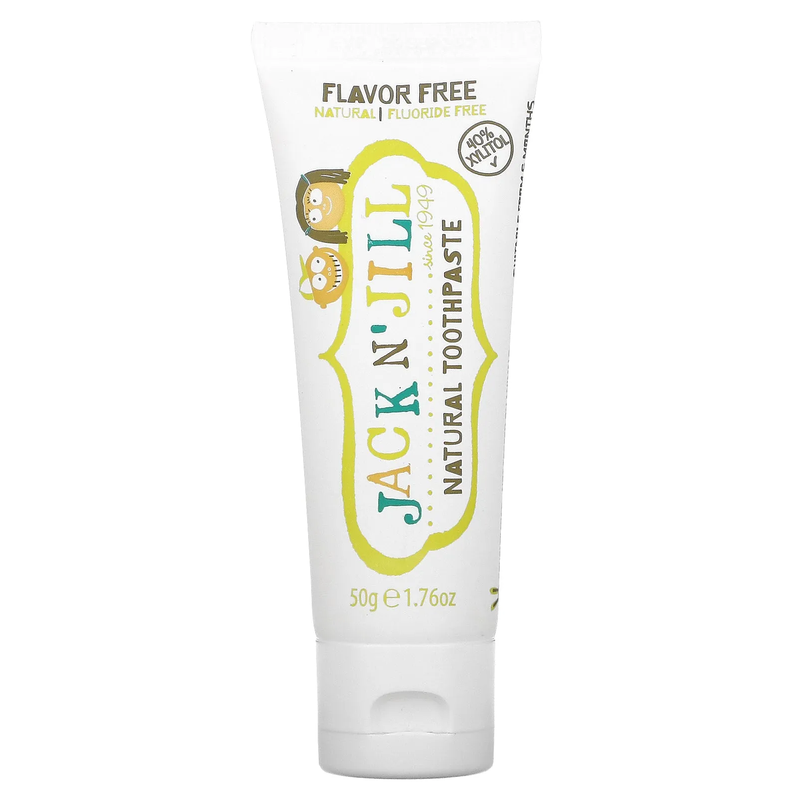 Jack N Jill Natural Toothpaste 50g-Flavour Free