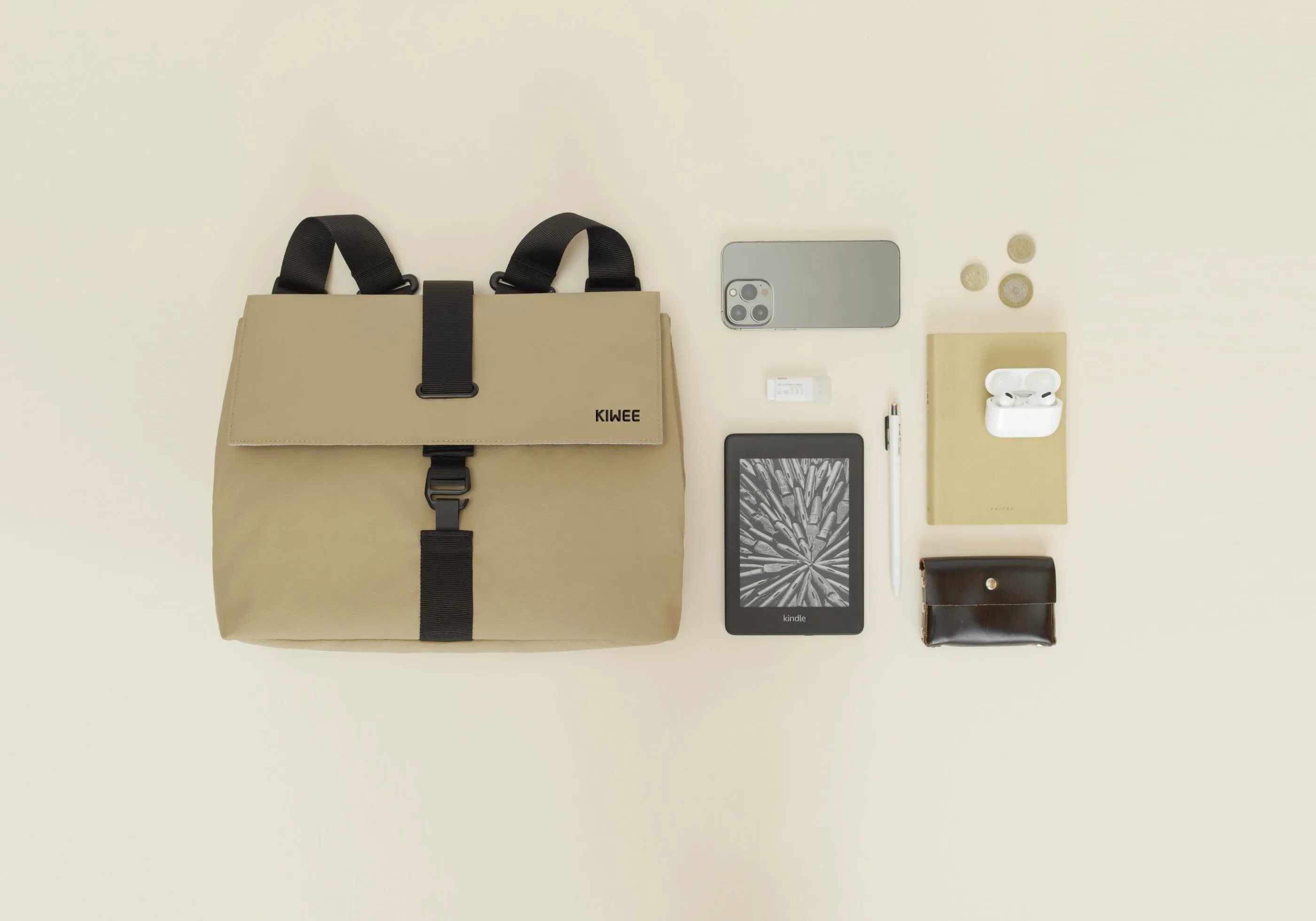 KIWEE Square Backpack: Fasten & Go Small