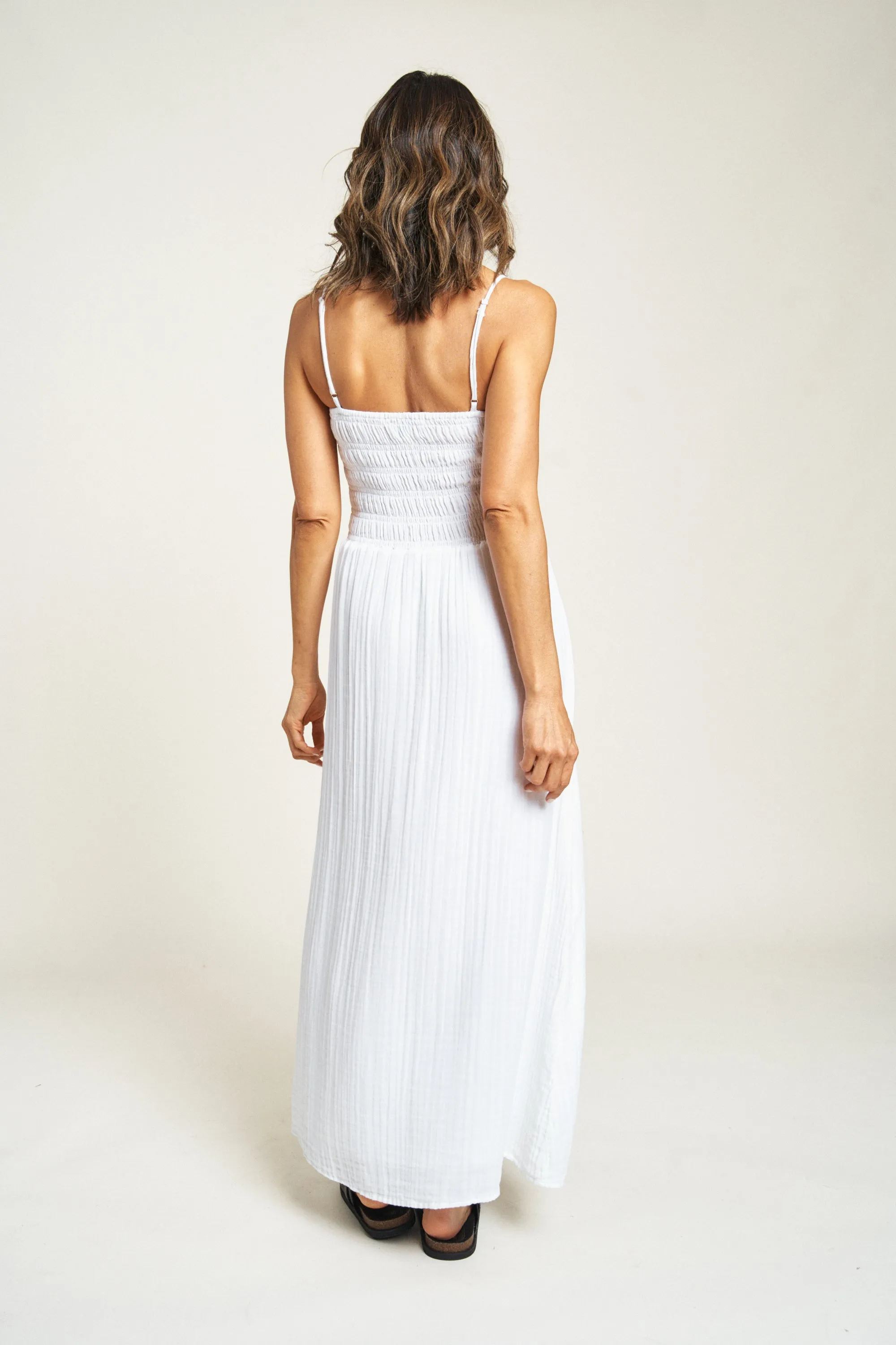 Maybrook Maxi Dress White