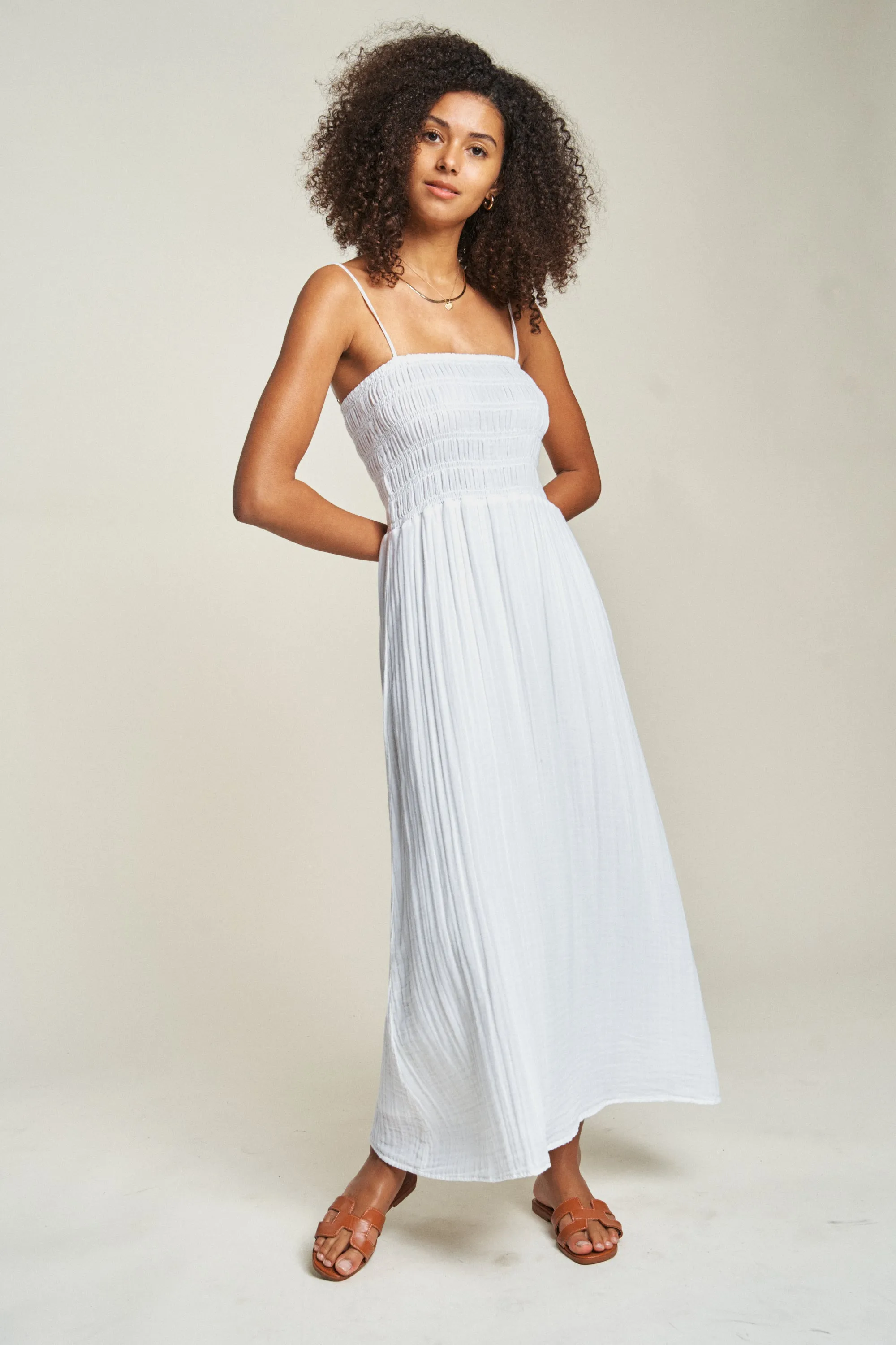 Maybrook Maxi Dress White