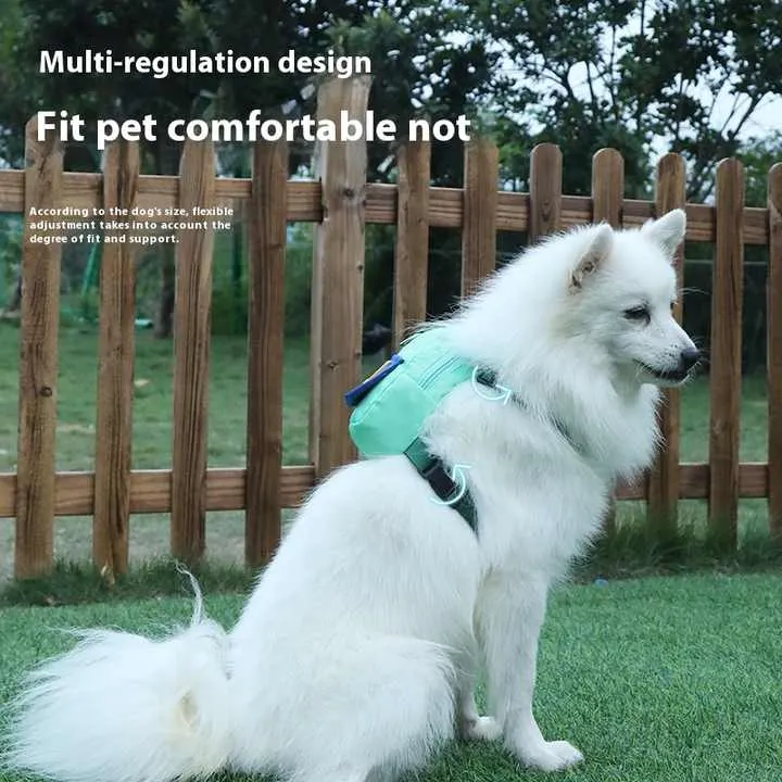 Pet Self Backpack Cartoon Dog Small -حقيبة ظهر جديدة