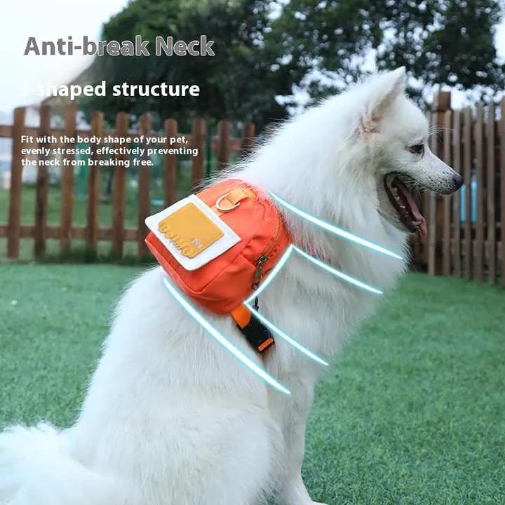 Pet Self Backpack Cartoon Dog Small -حقيبة ظهر جديدة