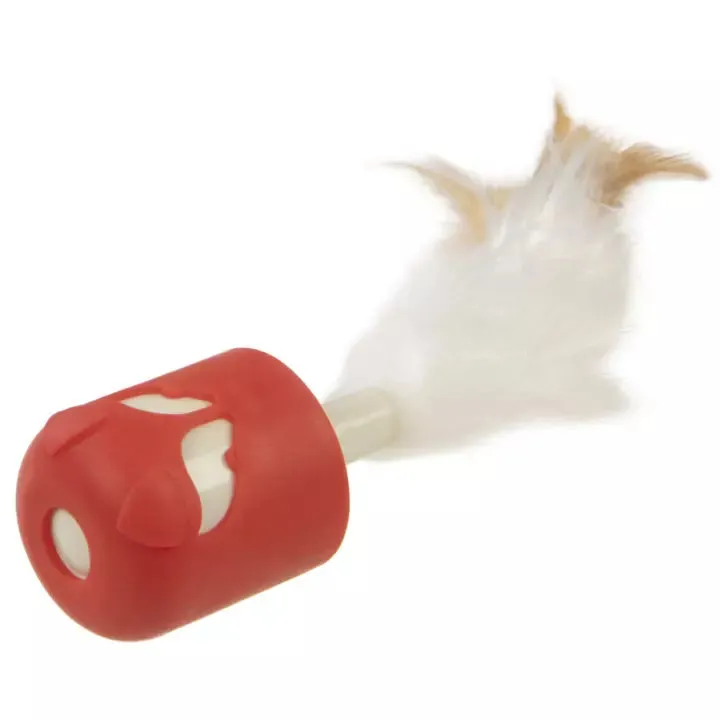 Petlinks® Instincts Sneaky Spinner™ USB Rechargeable Teaser Electronic Motion Cat Toy (Red)