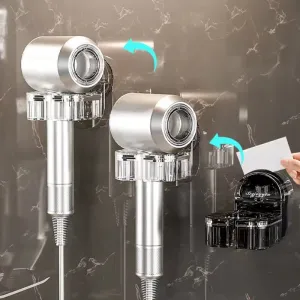 🌀Rotating Hair Dryer Rack Punch-Free