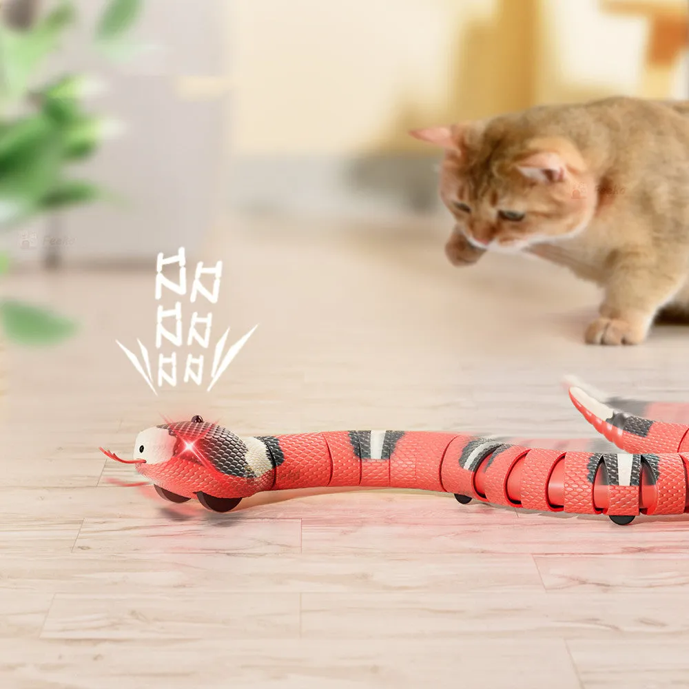 Tricky Interactive Sleeping Electric Induction Snake Toy