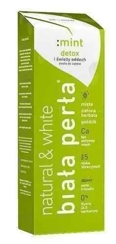 WHITE PEARL Natural mint paste 75ml